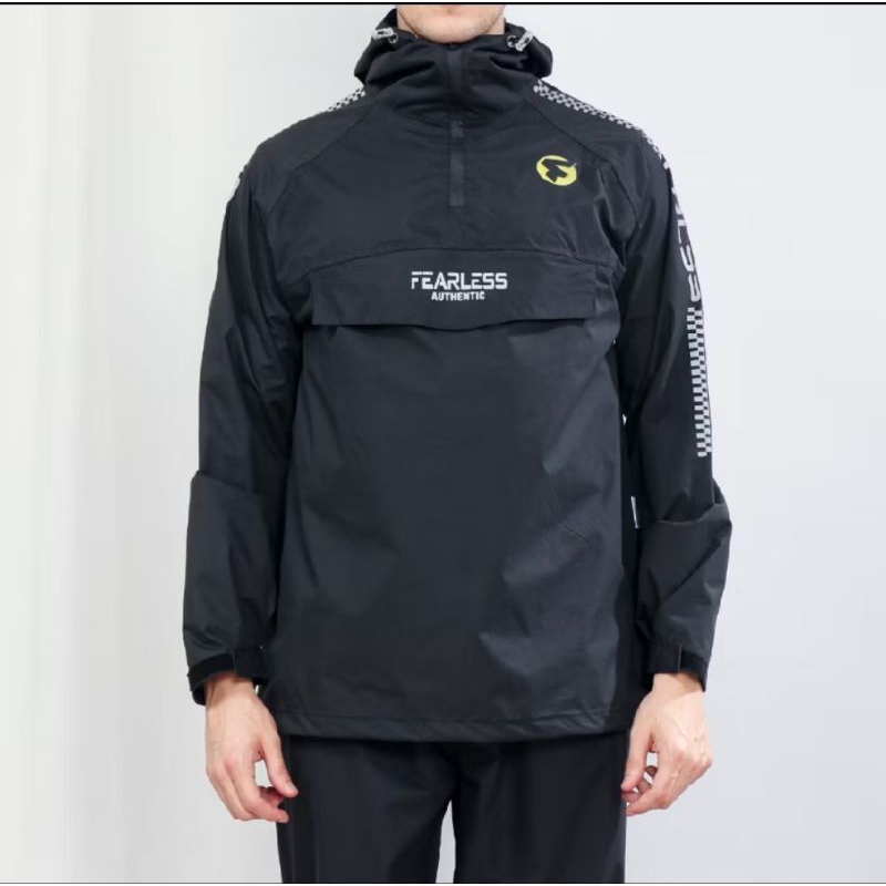 Jas Hujan Saku Kangguru Fearless Authentic Pria Wanita Dewasa