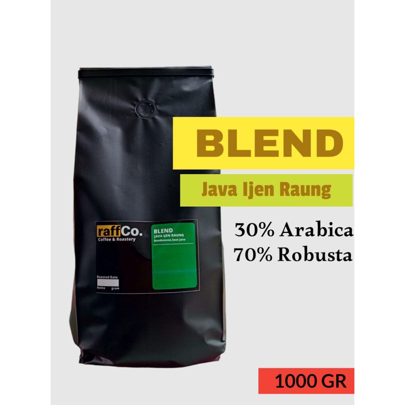 

KOPI BLEND Java Ijen Raung, arabica 30% robusta 70%