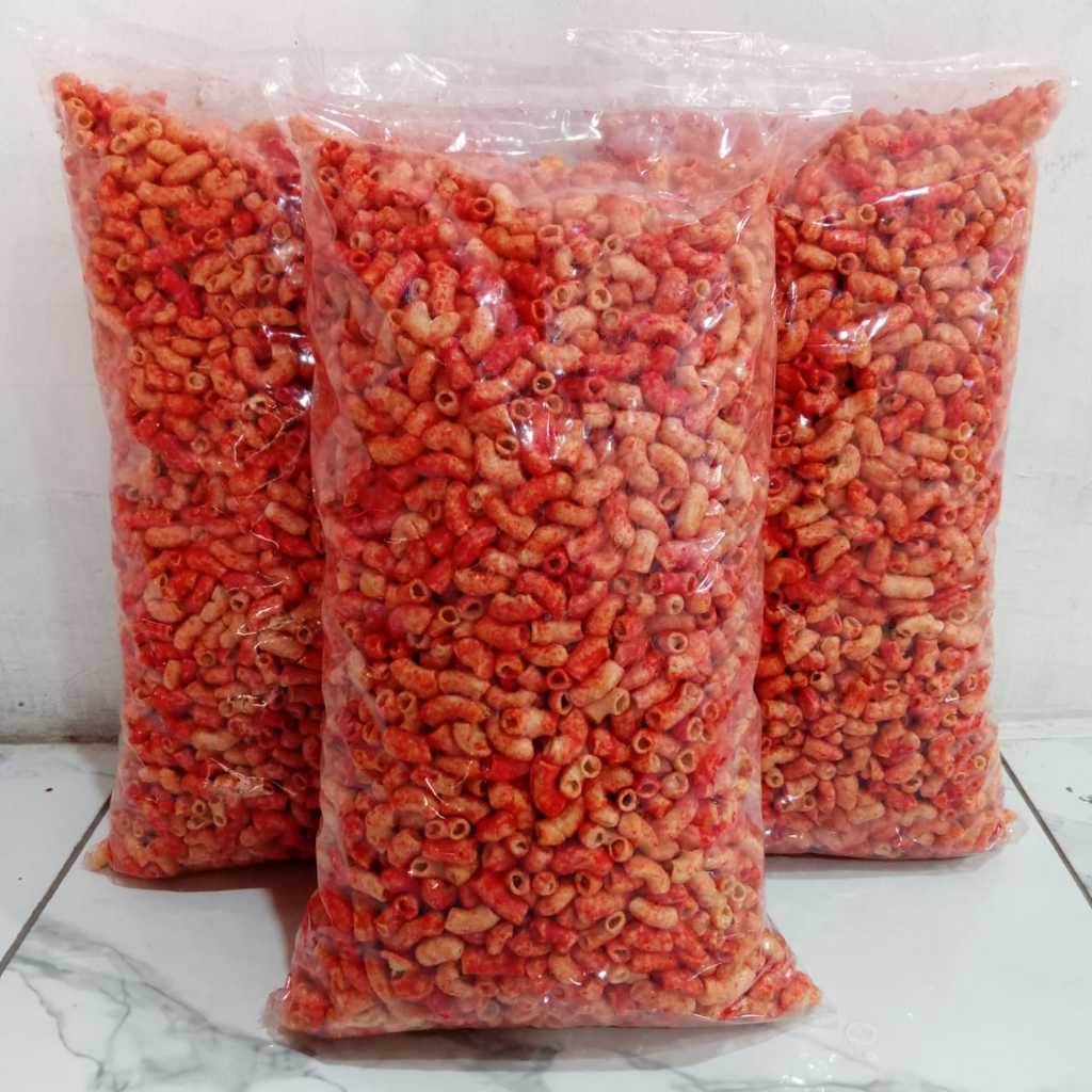 

Makaroni Pipa Bantet 1 Ball Rasa Balado Pedas Manis