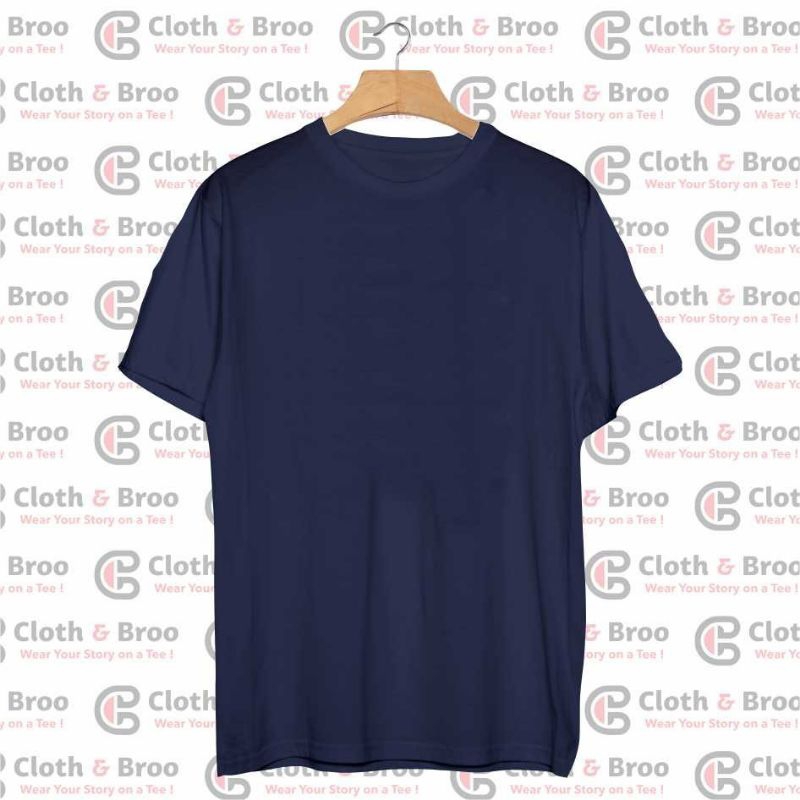 Kaos Polos Navy Pendek Knitto