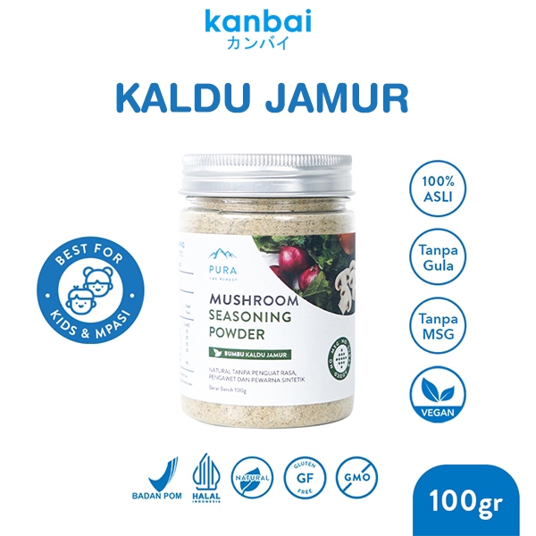 

Bumbu Kaldu jamur 100gr Mushroom Seasoning Powder Kaldu Mpasi NO MSG NO GULA