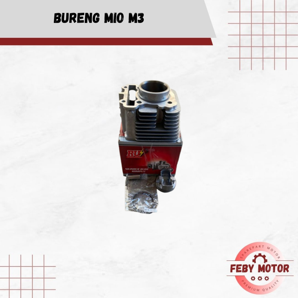 BURENG BORING MIO M3 // SYLINDER CILINDER BLOK BURENG YAMAHA MIO M3