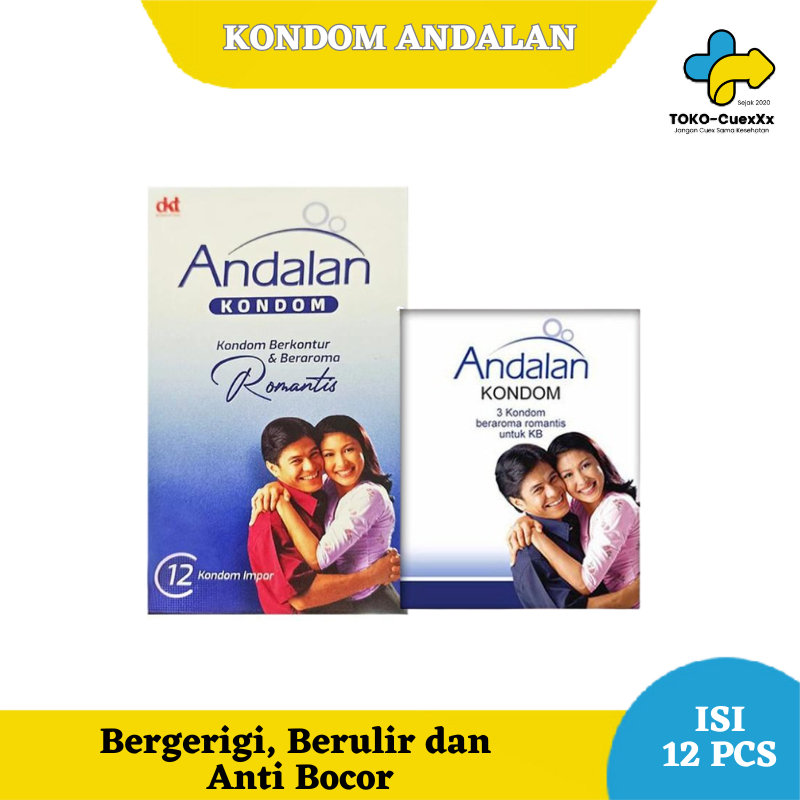 Kondom Andalan Isi 12 Pcs & 3 Pcs / Kondom Bergerigi / Kondom Berulir / Acturus Store / Bisa Bayar D