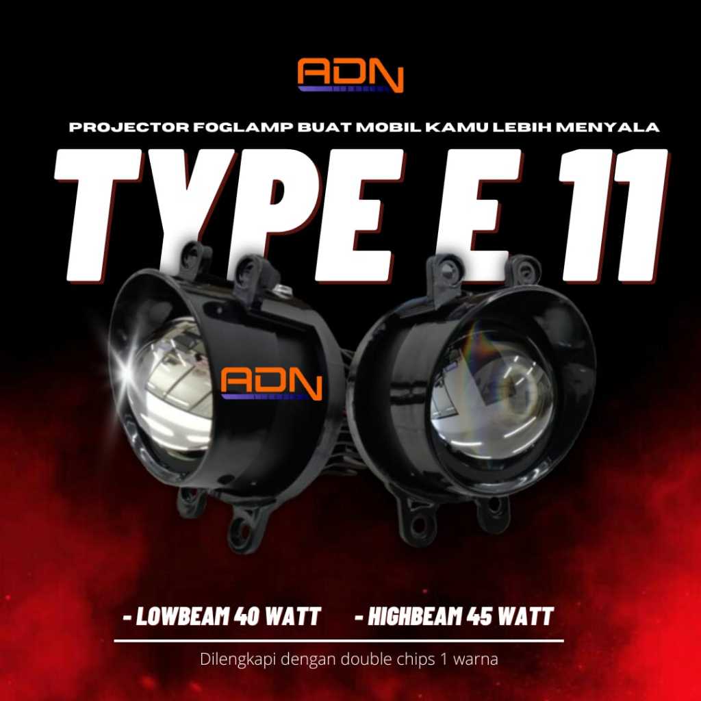 Foglamp Lampu Kabut LED Projector Toyota Innova Fortuner VRZ Sienta by.ADN.in