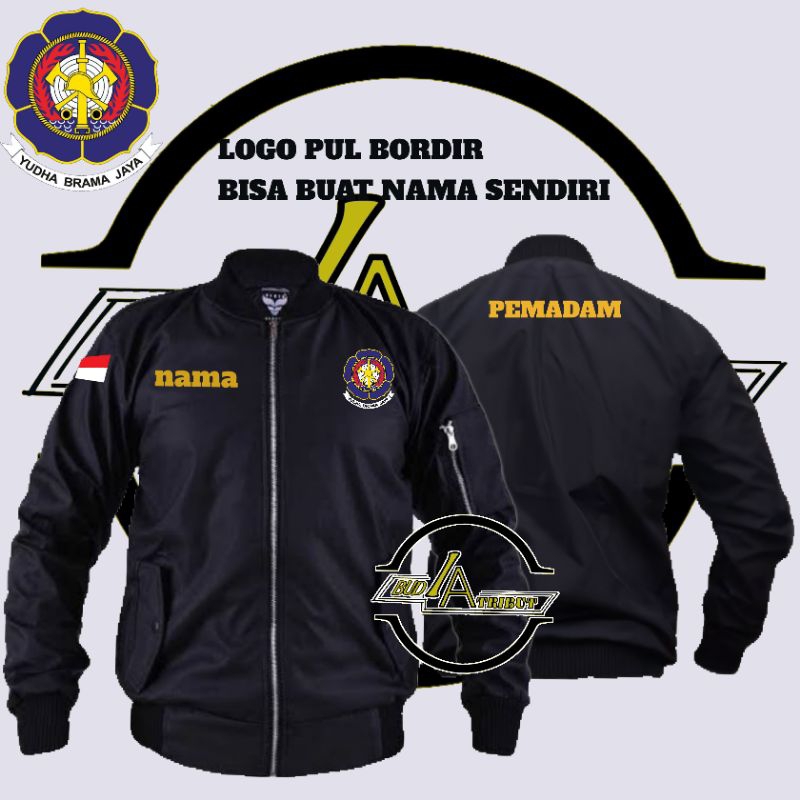 jaket bomber pemadam / jaket pemadam / jaket bomber damkar / jaket damkar