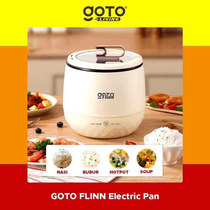 Goto Flinn electric pan goto panci listrik frypan  portable