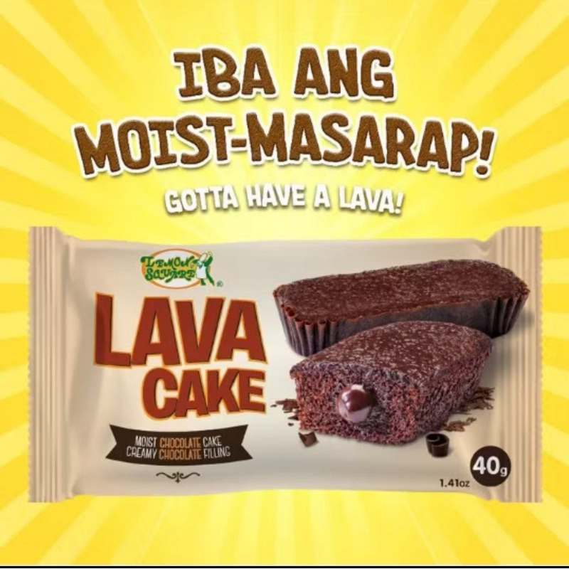 

Lava Cake Lemon Square Brand Filipin Kue Cemilan Snack Roti Khas Philippines Coklat Ube Bavarian isi 10pcs