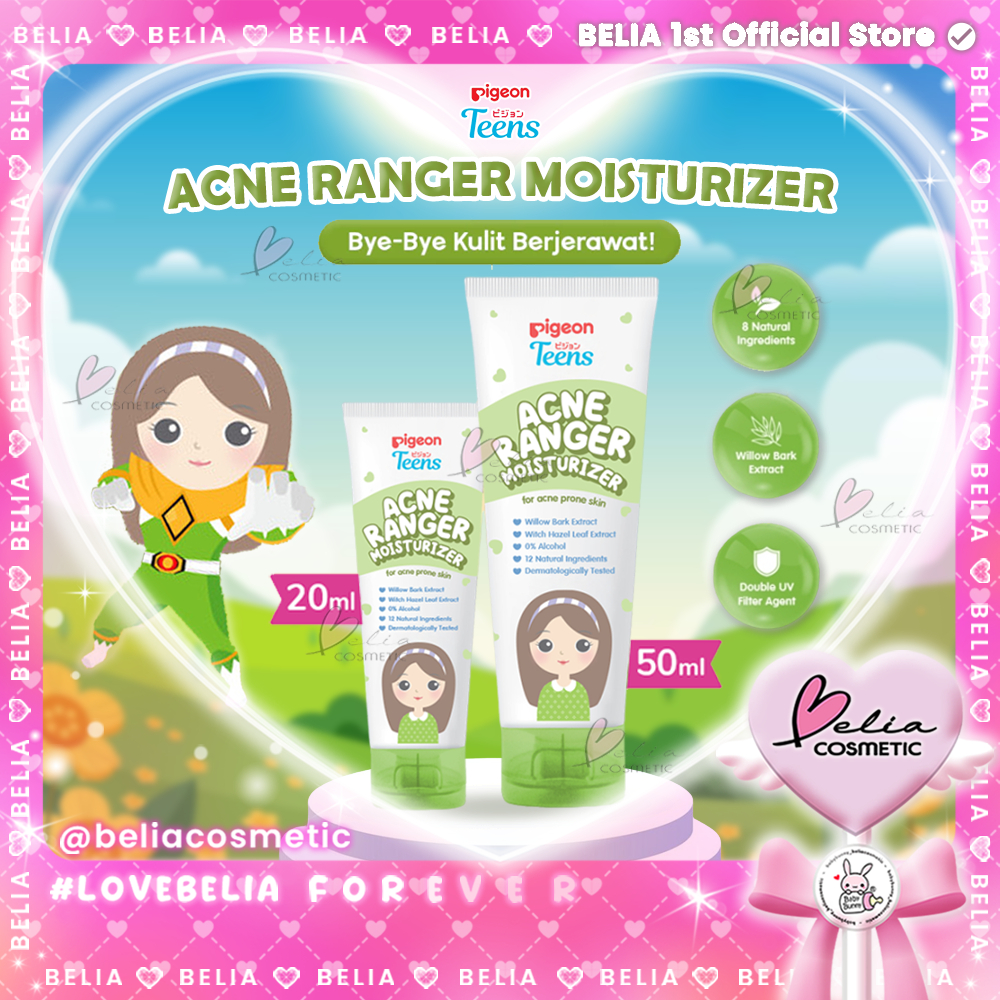 ❤ BELIA ❤ PIGEON TEENS Acne Ranger Moisturizer | Pelembap Kulit Remaja Kemerahan dan Berjerawat