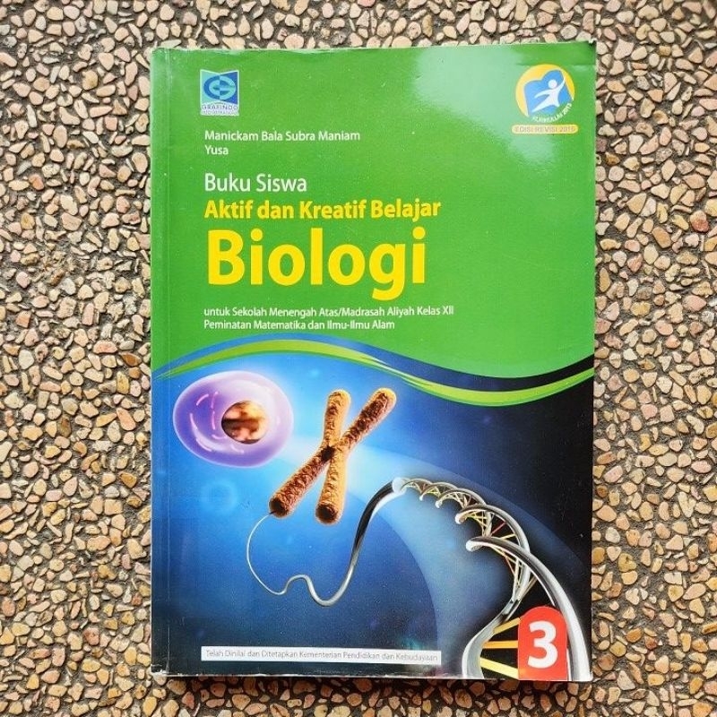Buku Siswa Biologi Sma Kelas 12 Revisi Kurikulum 13 Original Bekas