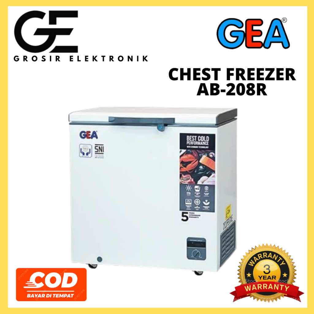 CHEST FREEZER GEA AB-208R Freezer Box GEA AB208R AB 208 R