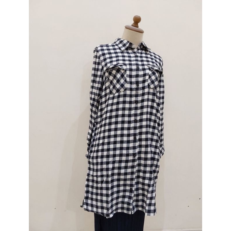 Tunik Uniqlo Flanel