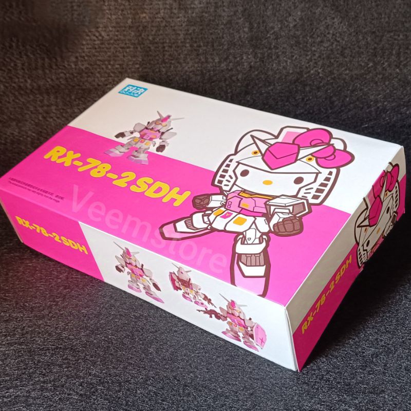 Puzzle Brick Balok Mainan Rakit Edukasi Gundam Hello Kitty RX78-2SDH