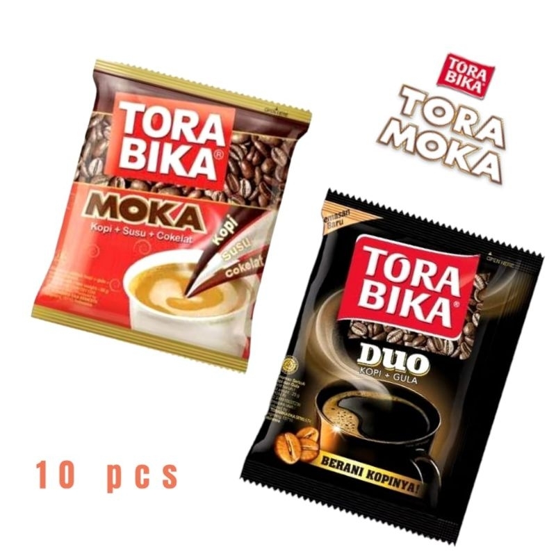 

TORABIKA Sachet Rentengan | Tora Susu | ToraBika Duo | Tora Moka Isi 10 Sachet