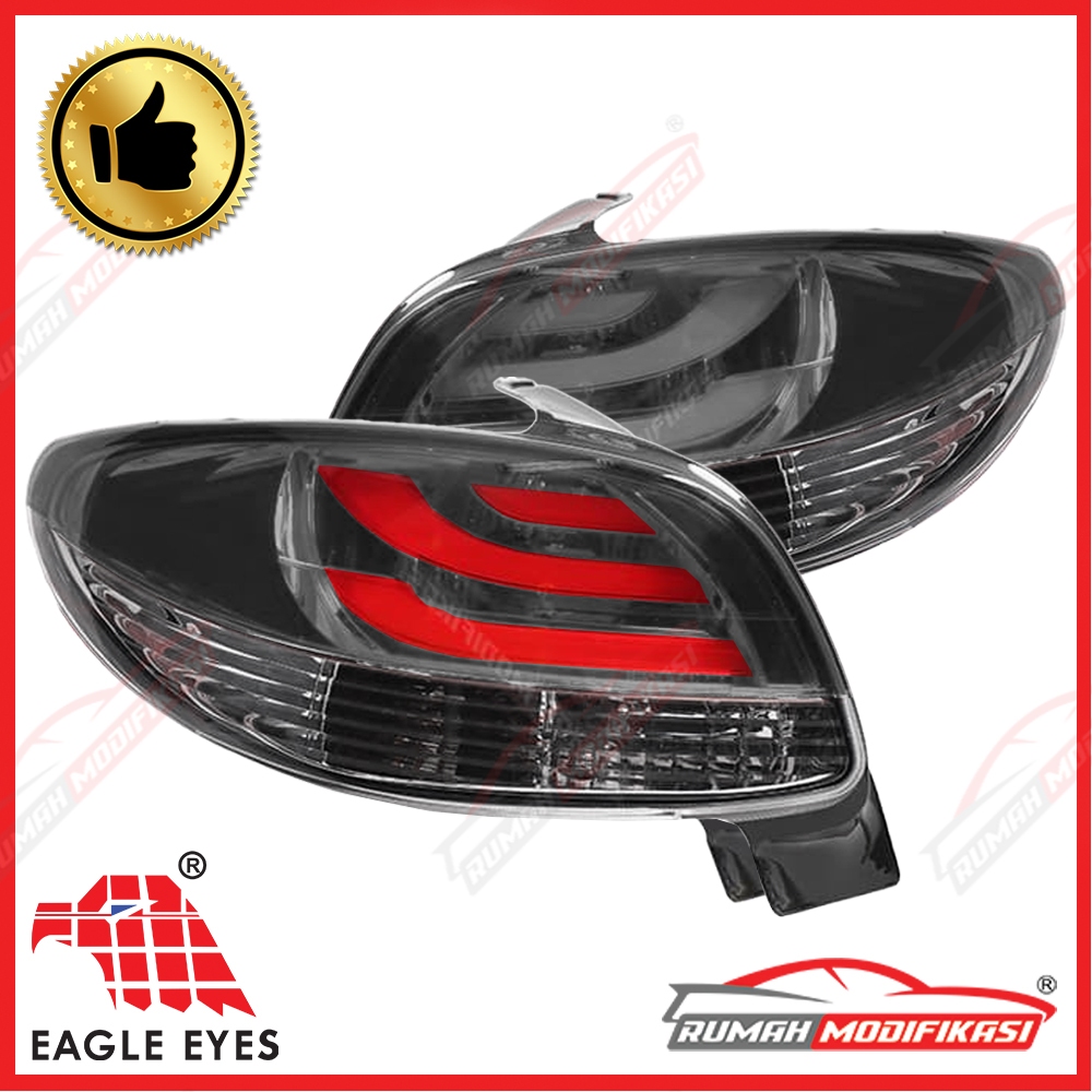 STOP LAMP - PEUGEOT 206 1998-2004- LIGHT BAR - SMOKE - EAGLEEYES