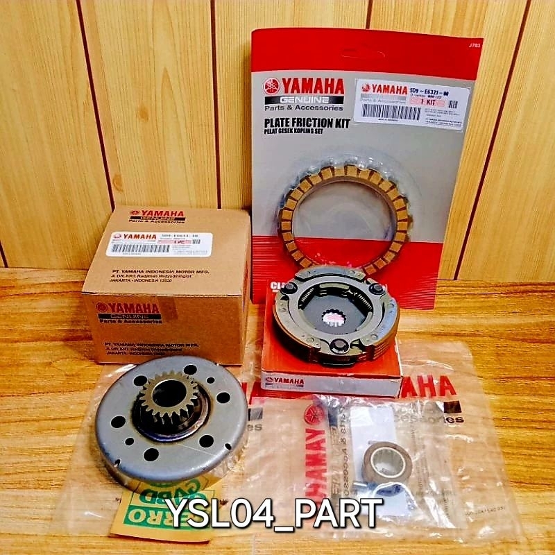 PAKET MANGKOK GANDA 21T PLUS GANDA ASSY KAMPAS KOPLING VEGA ZR JUPITER Z ROBOT ORI