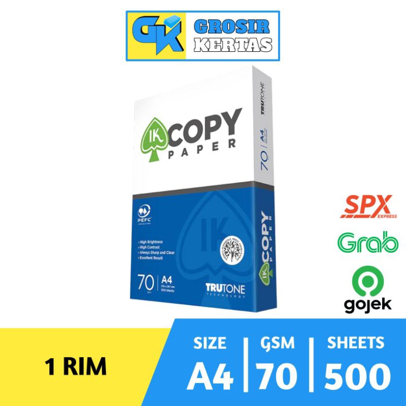 

KERTAS A4 70 GRAM COPY PAPER