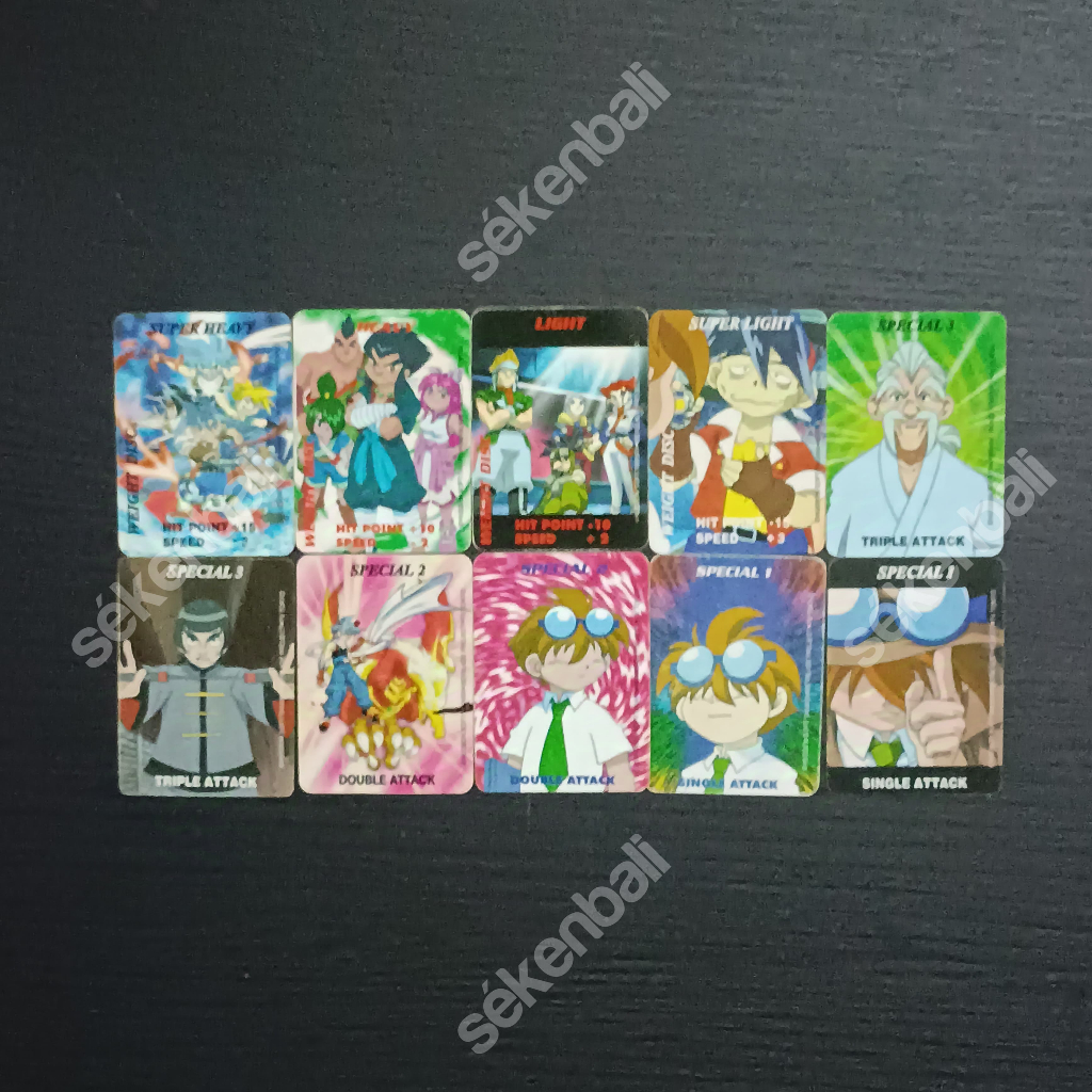 (WEIGHT DISC & SPECIAL) Tazos Beyblade Hadiah Chiki 2003 Beyblade Card - Tajos Jadul Mainan Beyblade