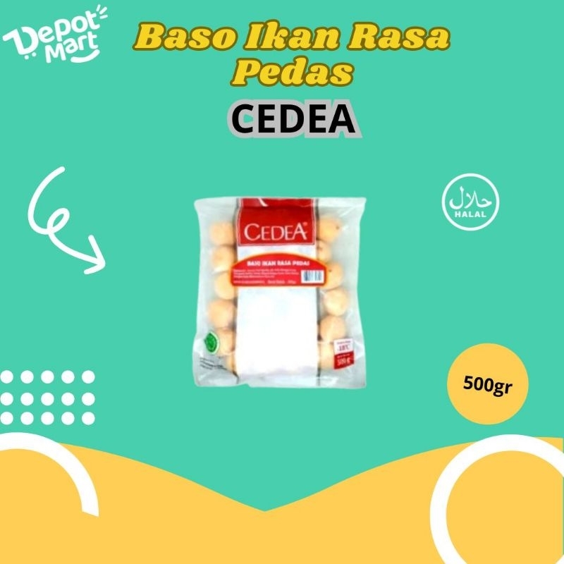 

Cedea Bakso Ikan Rasa Pedas 500gr / Ikan Olahan