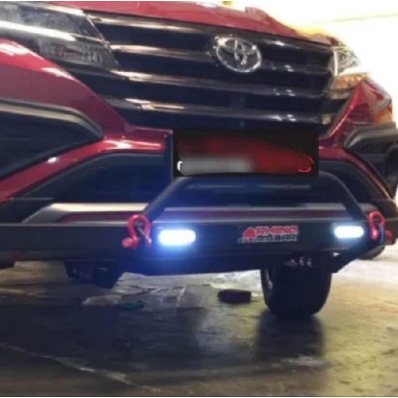 Tanduk Depan Mobilio BRV Bumper Guard Towing Bar Rhino Besi no arb