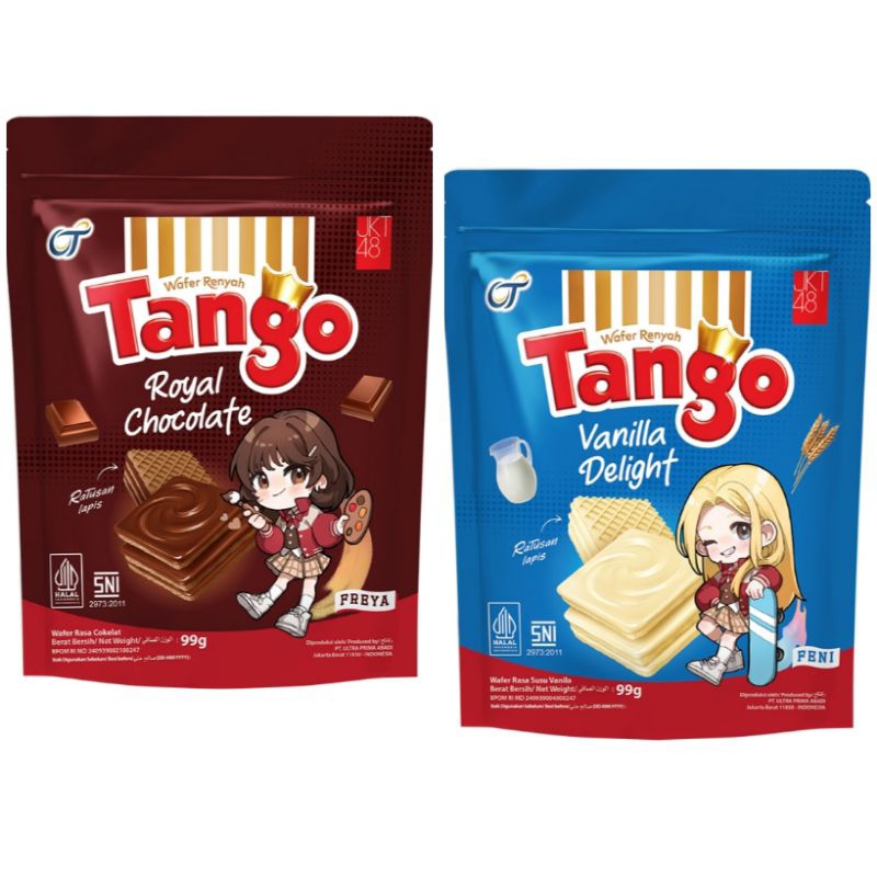 

Tango wafer cokelat vanila pouch chibi jkt48 99g