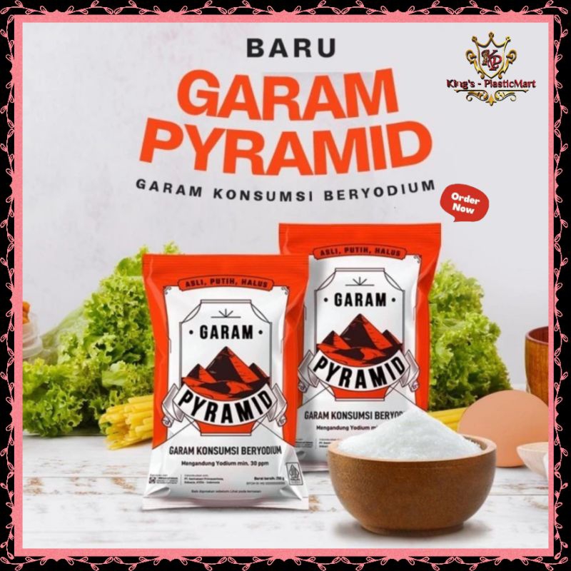 

Garam Kosumsi Beryodium Pyramid 250 Gr / Bks