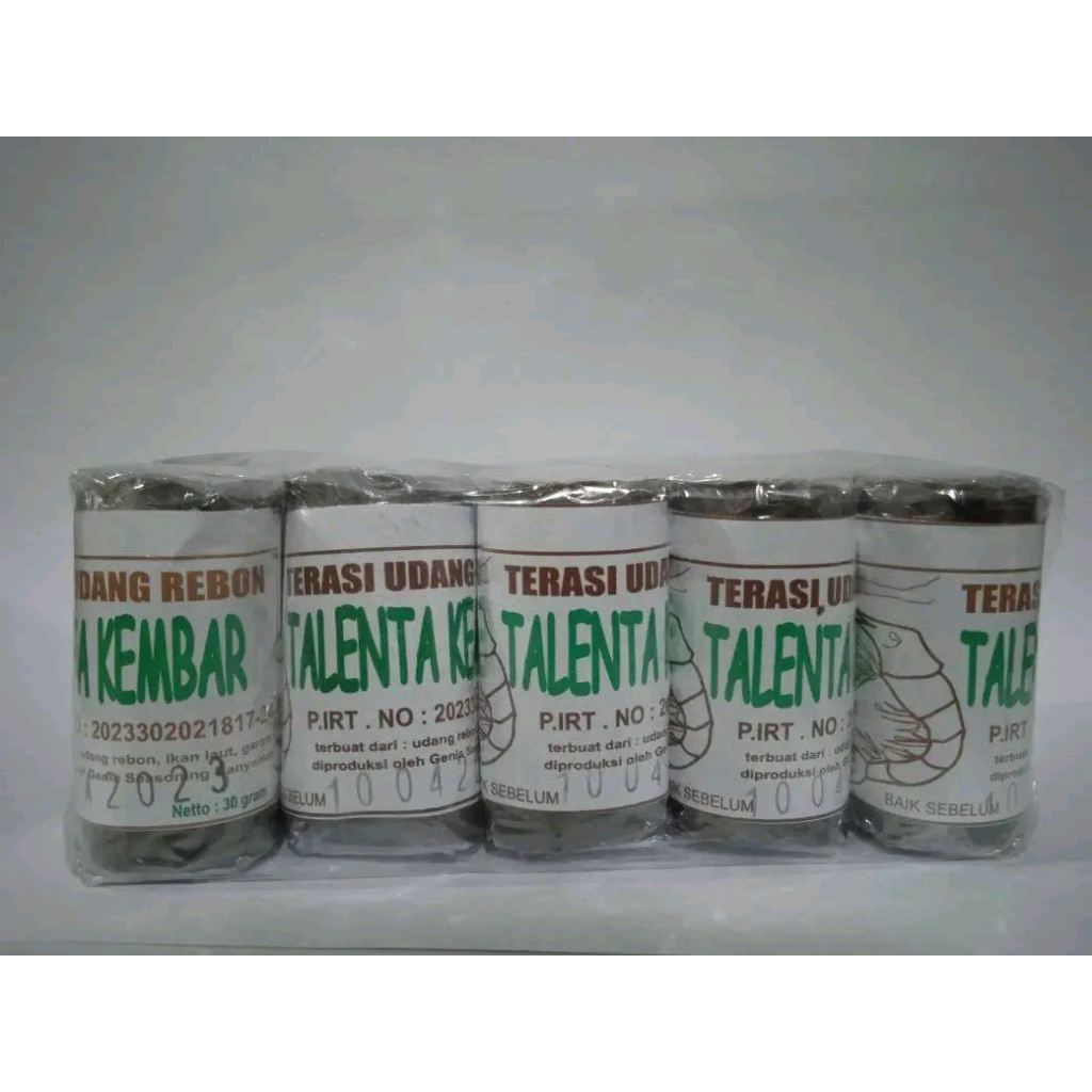 

TALENTA KEMBAR TERASI UDANG REBON 30 g x 10 pcs