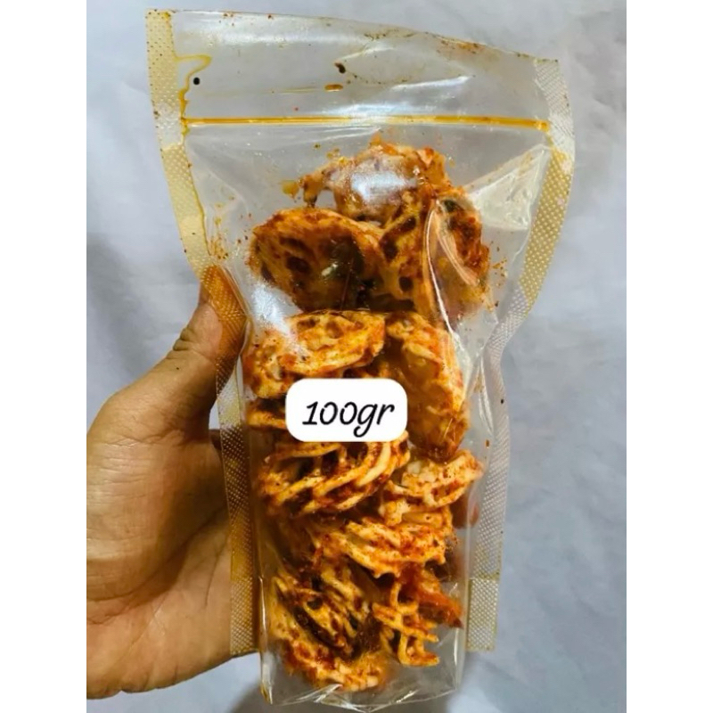 

kerupuk pedas daun jeruk 100 gram