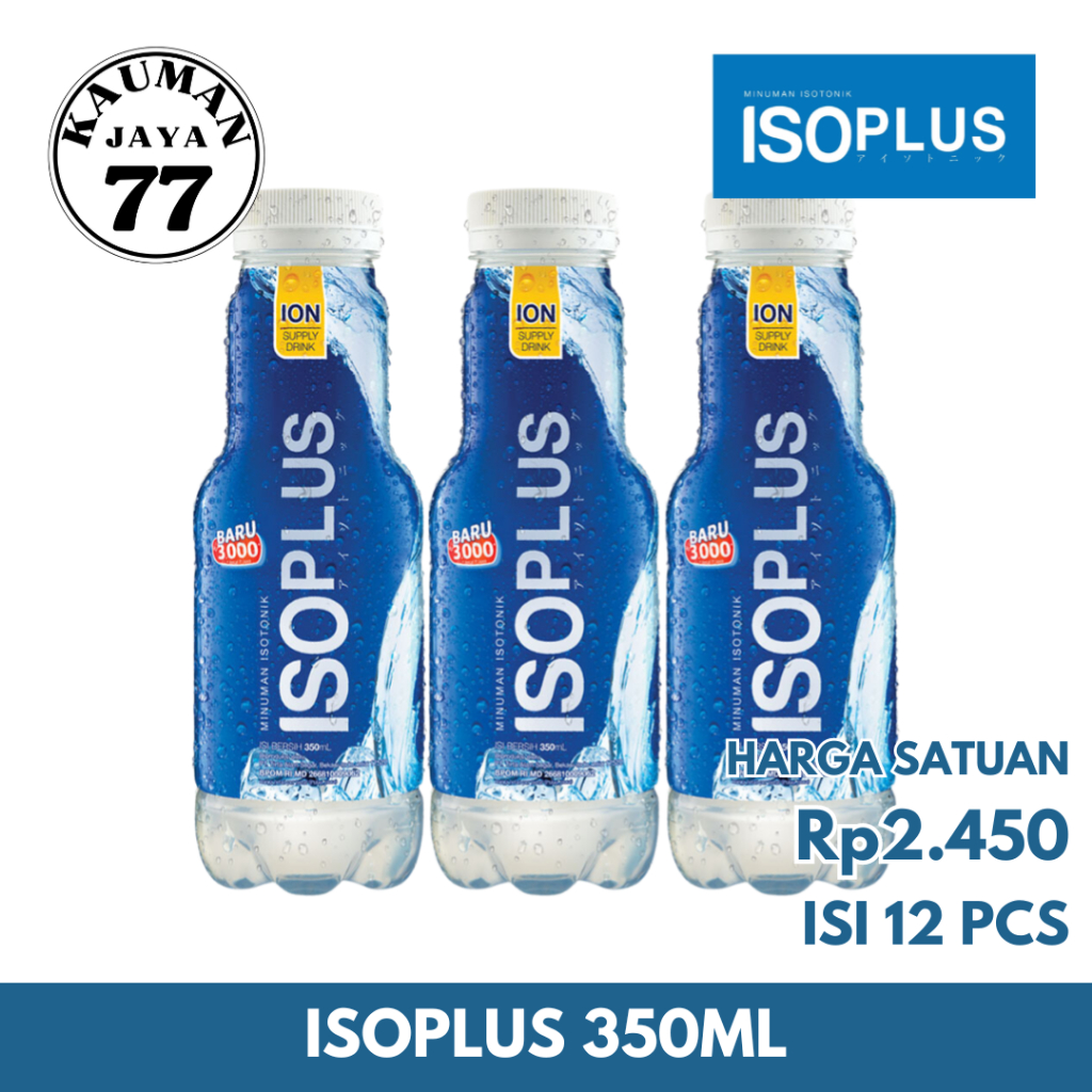 

ISOPLUS 350ML ISI 12 PCS TERMURAH