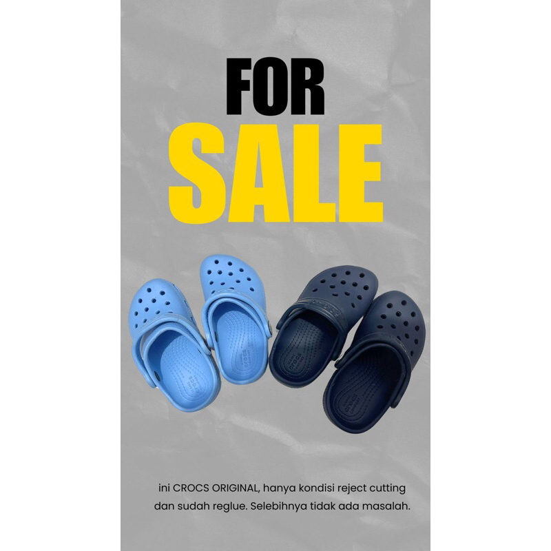 CROCS SANDAL ANAK ORIGINAL 100% (LIMITED EDITION)