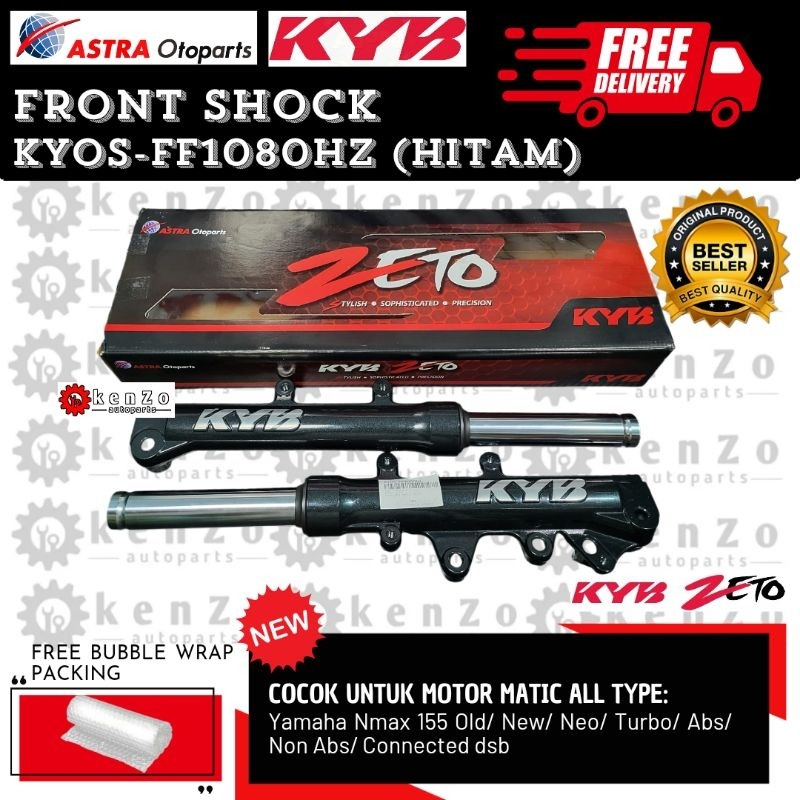 [Original Kyb Zeto] Shockbreaker Depan As Shock Depan Tabung Yamaha Nmax 155 Old N max New All Type 