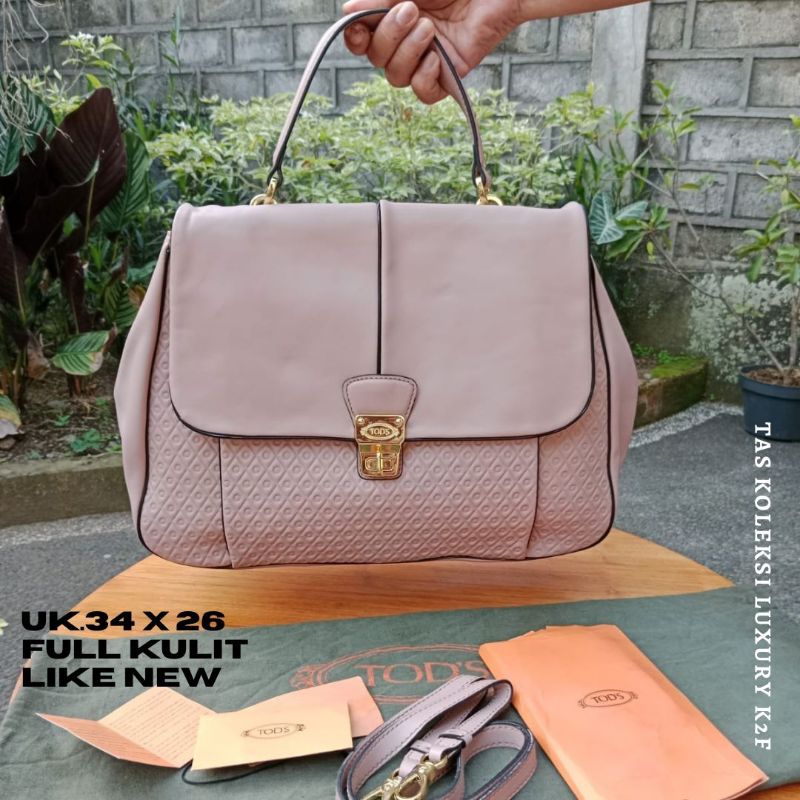 TAS wanita preloved branded TODs*, mulus like new masih ada dustbag dan kartu LIMITED LIMITED