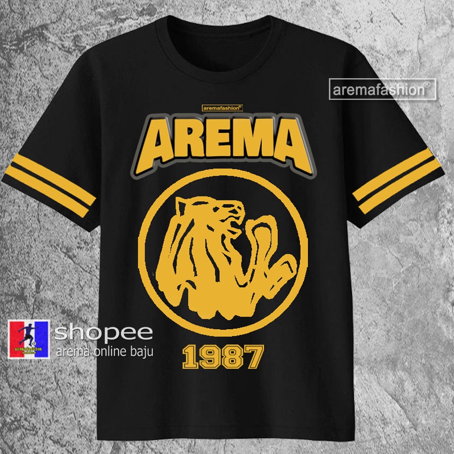 KAOS AREMA AREMANITA AREMANIA BLACK 1987 arema online baju aremafashion