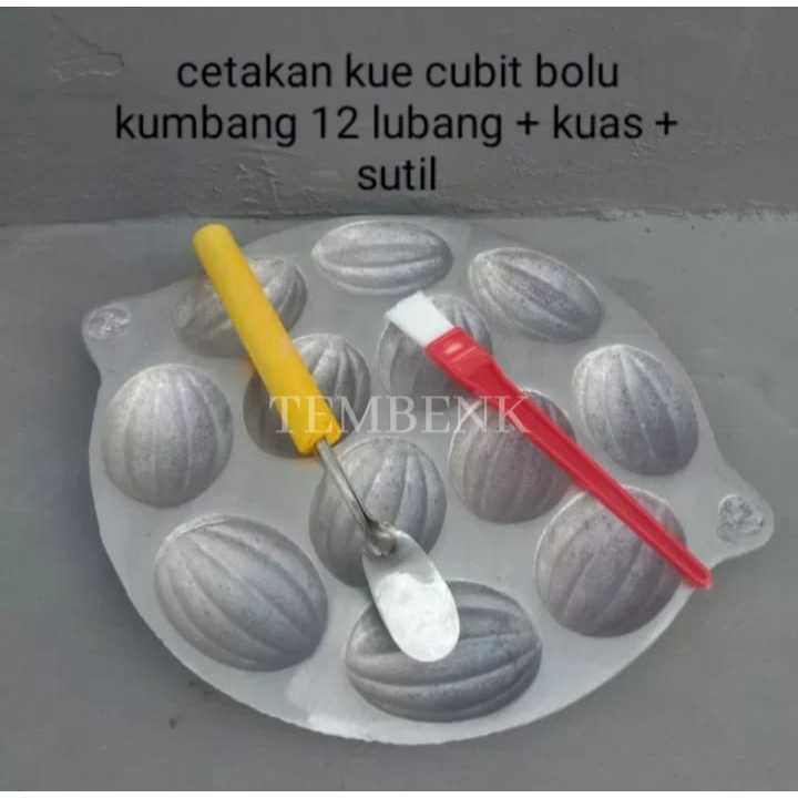 Cetakan Bolu kumbang/bolu kering belimbing isi 12 lubang
