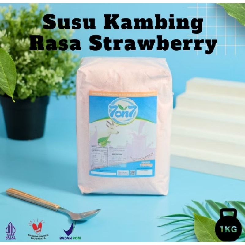 

Susu Kambing Etawa Rasa Stroberry Kemasan 1000gr