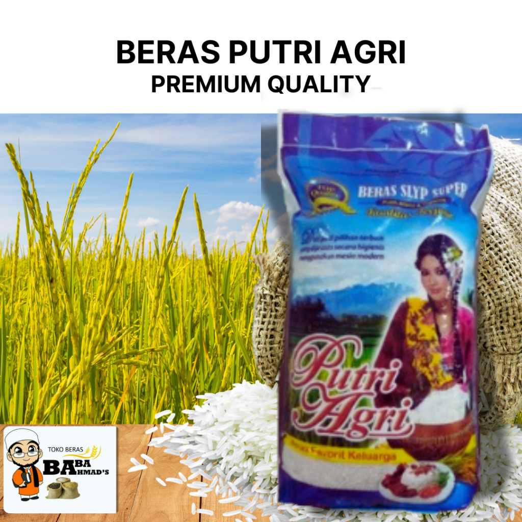 

BERAS CAP PUTRI AGRI PREMIUM - 5KG/10KG/15KG/20KG/25KG