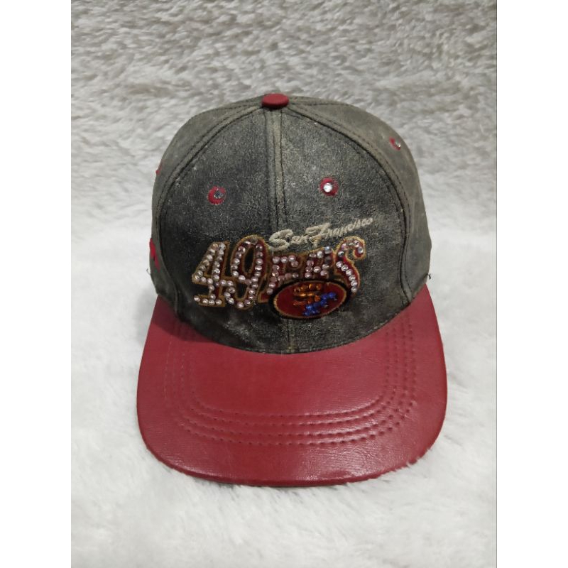 Topi SF 49ers Modern Kulit