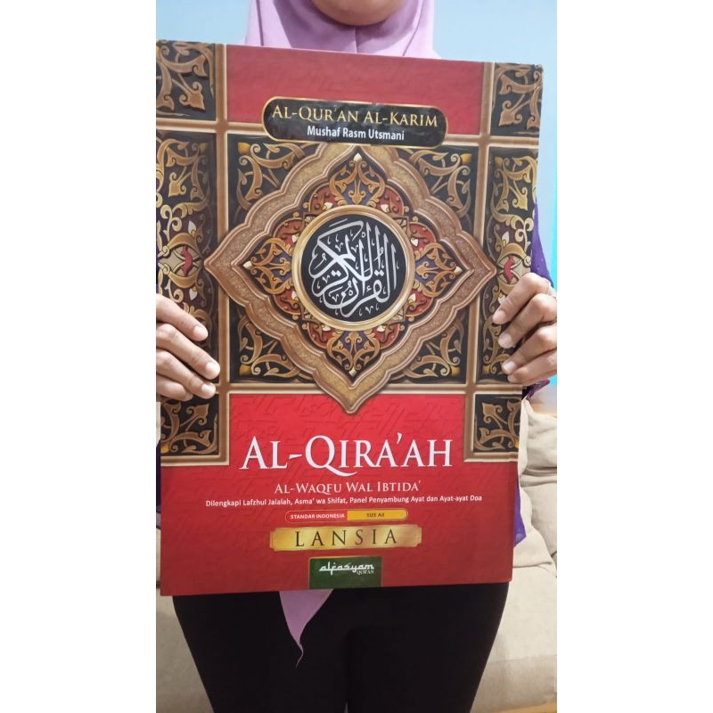 

Quran lansia A3 Hardcover quran jumbo quran untuk orang tua bacaannya besar