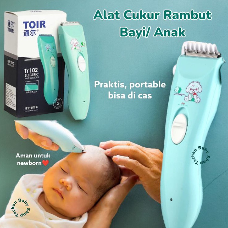 Super Hemat  Alat Cukur Rambut Bayi portable bisa di cas  Baby Hair clipper  cukur rambut anak  alat