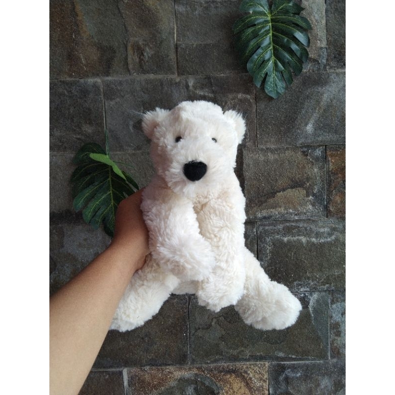 polar bear size medium by jellycat