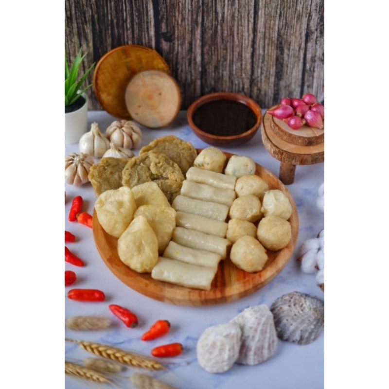 

30 pcs pempek campur ikan gabus asli palembang