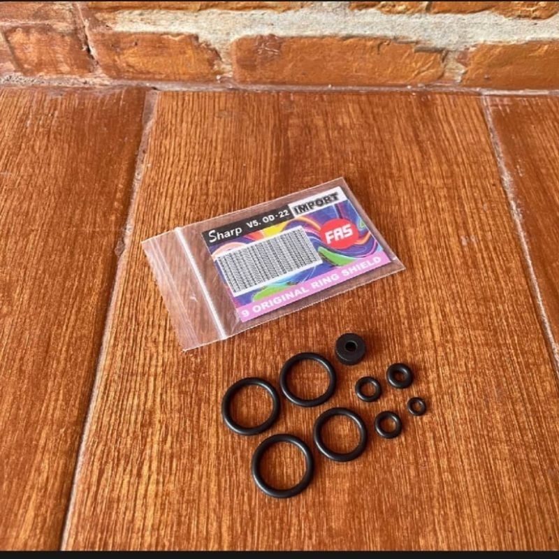 oring set sharp od 22 isi 9 pcs / sil set sharp / seal / sil / seal / oring