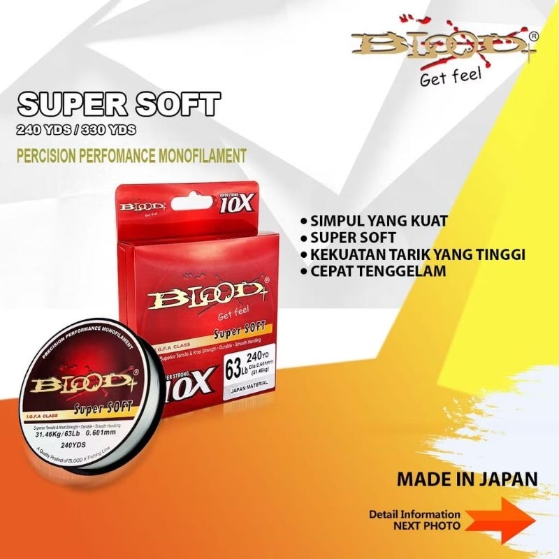 SENAR PANCING BLOOD SUPER SOFT 330 yds / 300m