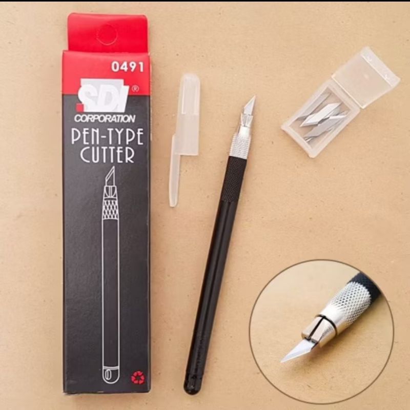 

PEN CUTTER MERK SDI no 0491 + REFILL
