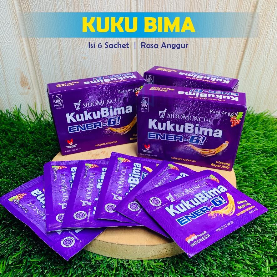 

[6 sachet] Kuku Bima Sachetan | Minuman Berenergi