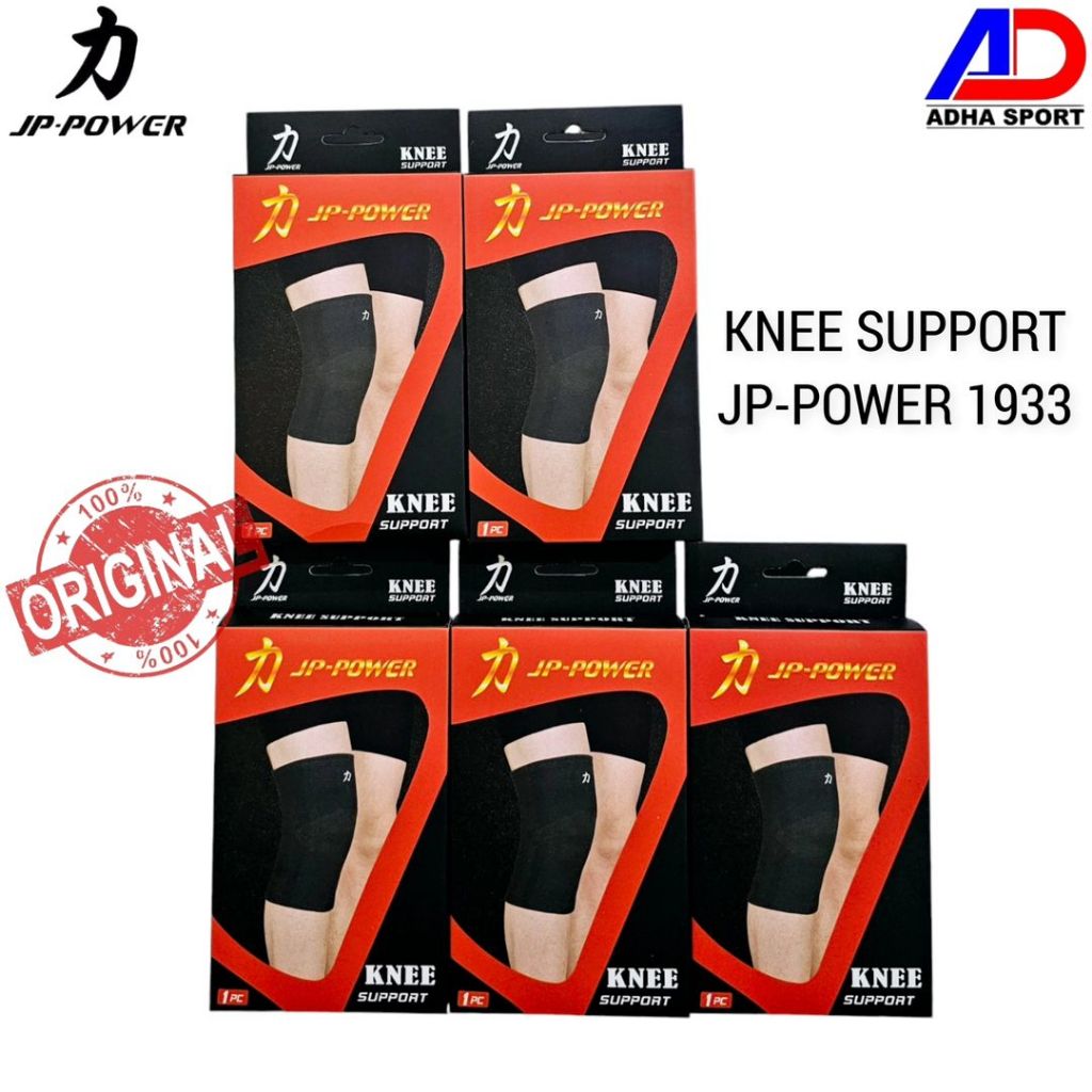 Knee Support Badminton JP Power 1933 Deker Lutut Olahraga Bulutangkis Original