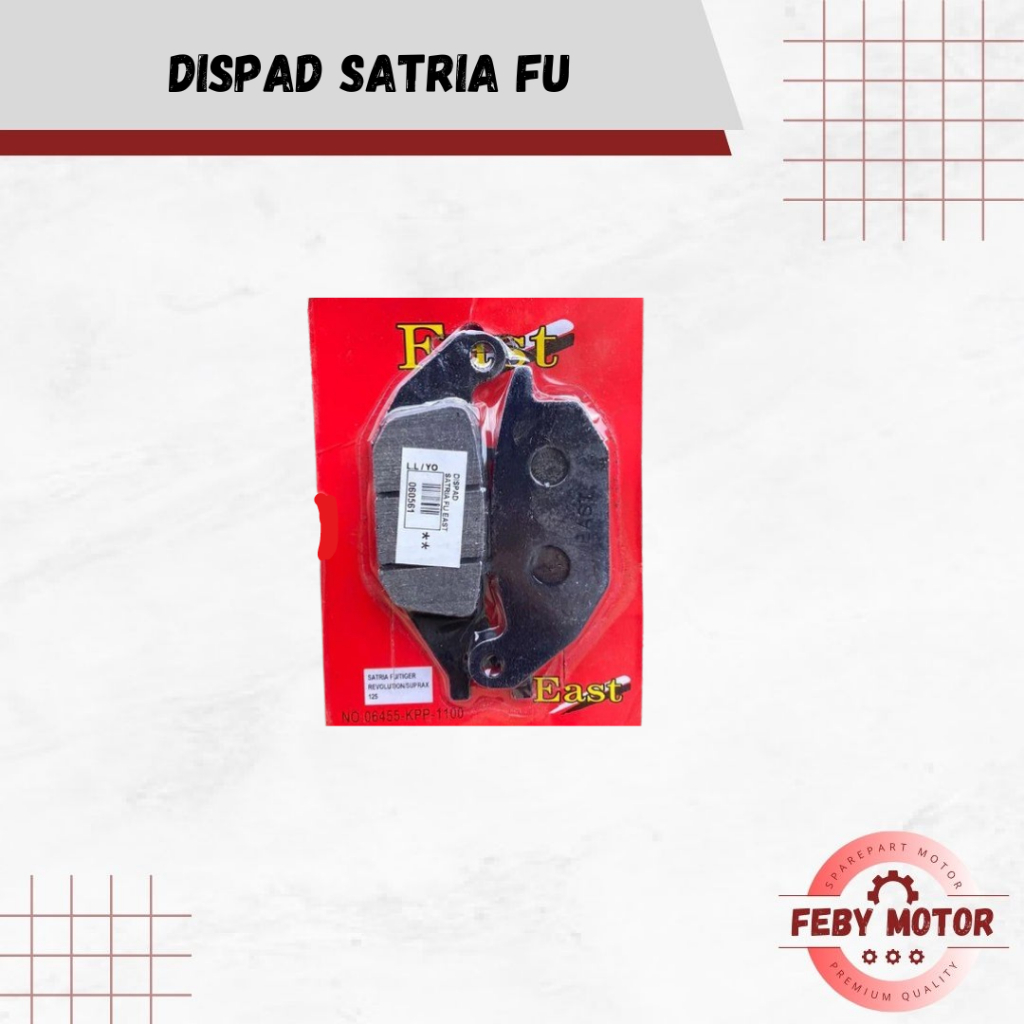 DISPAD KAMPAS REM SATRIA FU || KAMPAS REM DEPAN SATRIA FU 150 FI EAST
