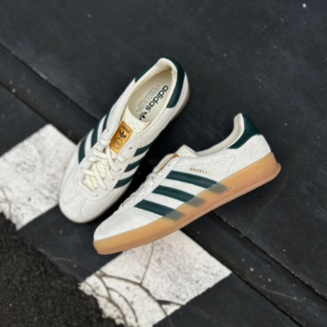Adidas Gazelle Indoor Cream/Green