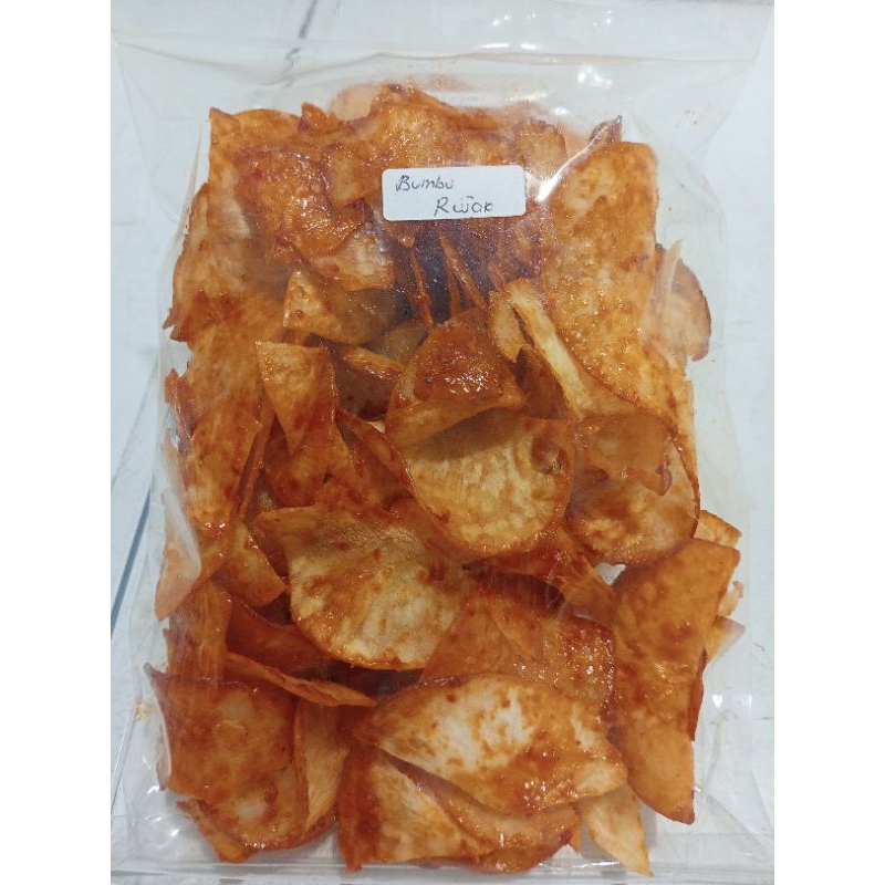 

Keripik singkong rasa bumbu rujak 500gr