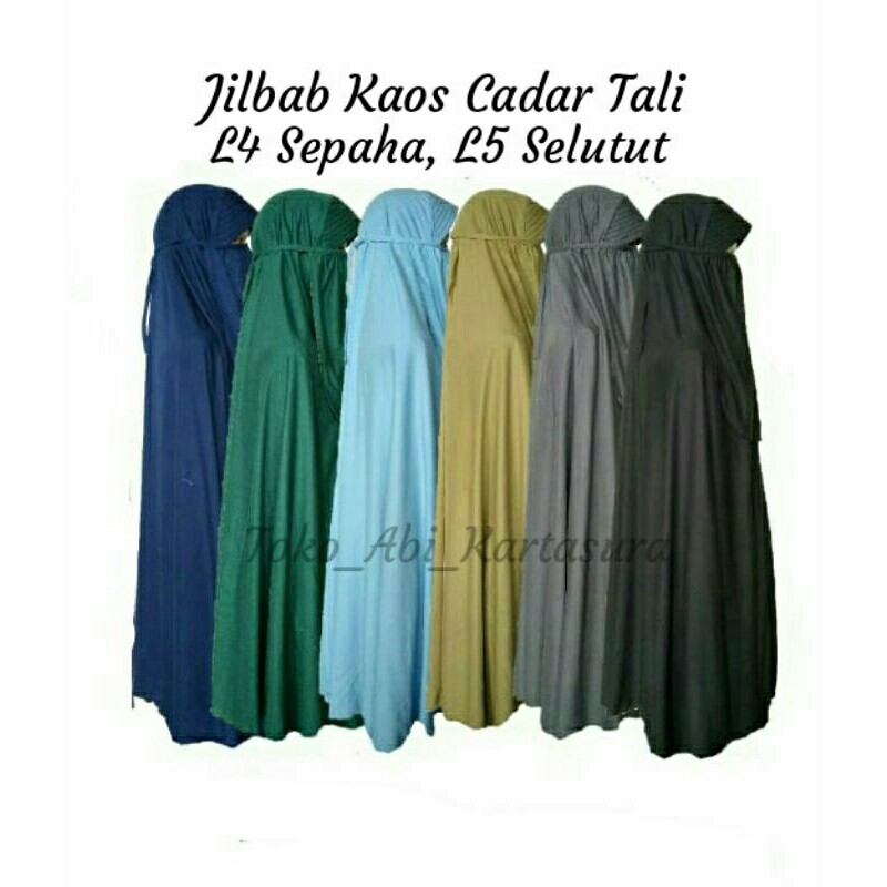 Hijab Jilbab Kaos Jumbo free cadar tali (lepasan)