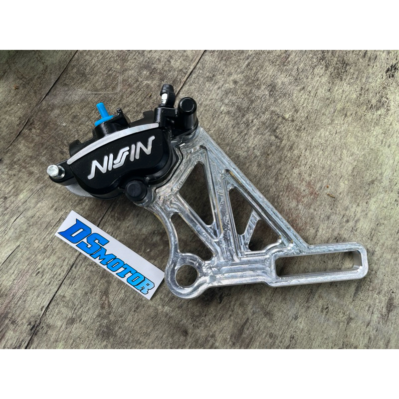 breket braket dudukan kaliper nissin samurai 2P belakang tiger revo 2piston s1 e1 series disc cakram